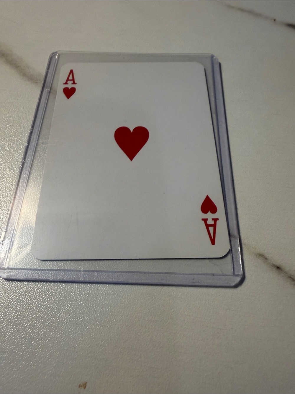 Jimmy Choo Black and Burgundy Paisley Card Ace of Hearts